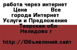 работа через интернет › Цена ­ 30 000 - Все города Интернет » Услуги и Предложения   . Тверская обл.,Нелидово г.